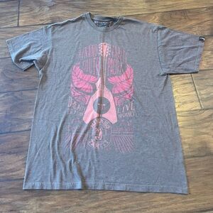 Brown Hawaii Graphic T-Shirt